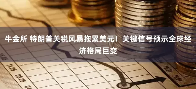 牛金所 特朗普关税风暴拖累美元！关键信号预示全球经济格局巨变