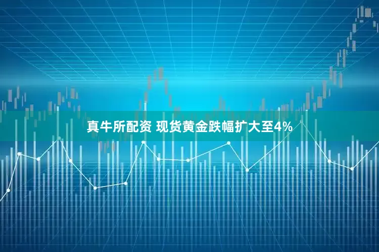 真牛所配资 现货黄金跌幅扩大至4%